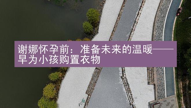 谢娜怀孕前：准备未来的温暖——早为小孩购置衣物