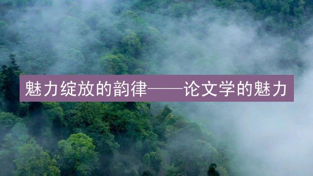 魅力绽放的韵律——论文学的魅力